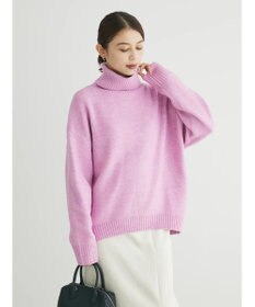 Green Parks ｆｕｗａっとメランジタートルニットプルオーバー