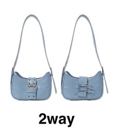 WEGO マルチWAYハーフムーンベルトバッグ