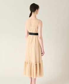 GRACE CONTINENTAL プリーツロングドレス