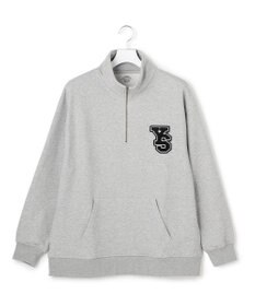 J.PRESS YORK STREET 【UNISEX】裏毛ロゴハーフジップ スウェット