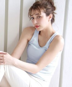 Tiaclasse 【洗える】カップ付きタンクトップ＆キャミソール