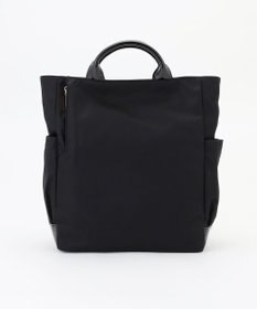 LA BAGAGERIE ツイルナイロン×エナメル リュックサック