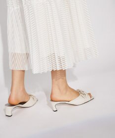 GRACE CONTINENTAL ストライプチュールスカート