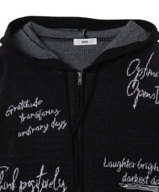 WEGO 【ユニセックス着用ITEM】ジャガードロゴジップパーカー