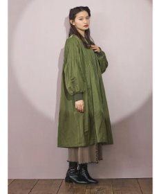 Green Parks ■ＥＳＣＡＲ　ピンタックミリタリーロングコート