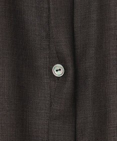 23区 【先行予約】リネンライクグロッシー バンドカラー ブラウス