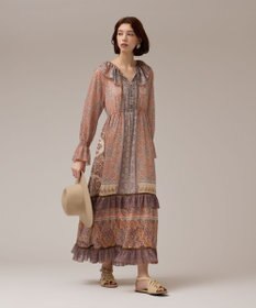 GRACE CONTINENTAL ペイズリープリントドレス
