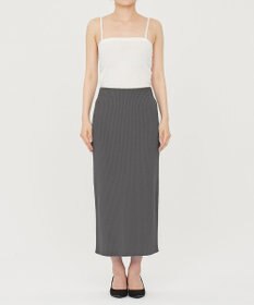 uncrave 【手洗い可】スムース ニット リブ スカート（uncrave STANDARD）