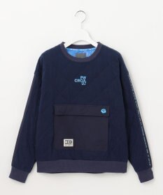 PW CIRCULUS 【裏地付き/防寒】【WOMEN】キルティングスエットプルオーバー