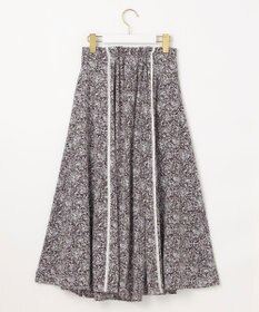 ANY SIS 【洗える】ラインポイントフラワー スカート