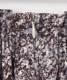 ANY SIS 【洗える】ラインポイントフラワー スカート