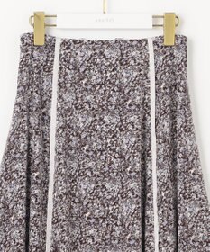 ANY SIS 【洗える】ラインポイントフラワー スカート