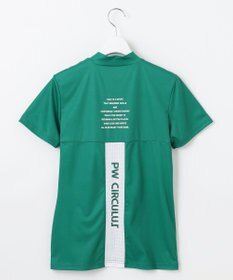 PW CIRCULUS 【吸水速乾 / UV遮蔽率96.3% UVカット / ストレッチ】【WOMEN】メッシュコンビモックネックT ゴルフウェア レディース