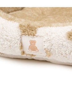 PET PARADISE ペットパラダイス くまちゃん織り 遠赤外線  四角 カドラー  Ｓ