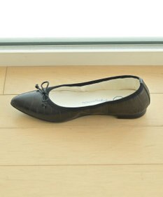 nouvelleRobe Oū 【本革・高反発】Pointed ポインテッドトゥ 型押しバレエシューズ
