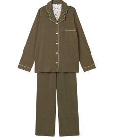 une nana cool 【綿100%】やわらか杢フライスパジャマ MADE WITH LIBERTY FABRIC