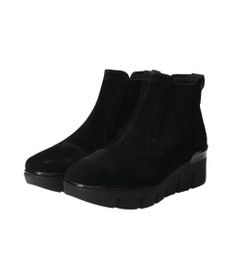 INTER-CHAUSSURES 【BUSSOLA】晴雨兼用サイドゴアレザーショートブーツ