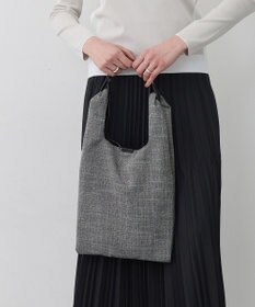 ICB 【新色追加・WEB限定カラーあり】2WAYエコバッグ ブラック×オフホワイトミックス系