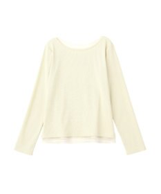 earth music&ecology レイヤード風テレコプルオーバー