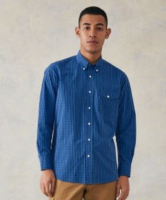 J.PRESS MEN ポプリンストライプシャツ/B.D