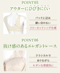 Wing ノンワイヤーブラ 着脱しやすい つけごこちがラク まるみのあるシルエット 【着脱らくらくブラ】 3Lまで対応 大きいサイズ NB4040 ウイング／ワコール