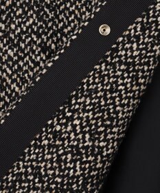 自由区 MANTECOツイード コクーンシルエットコート