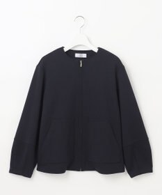 J.PRESS LADIES 【洗える】ダンボールジャージー ブルゾン