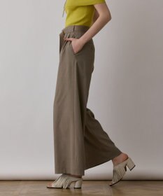 GRACE CONTINENTAL ストレッチワイドパンツ