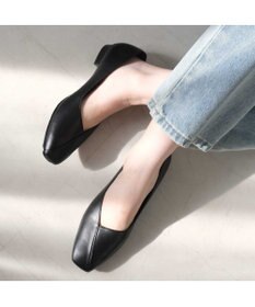 Pointer 日本製 本革Vカットパンプス