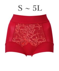 BRADELIS New York 【BRADELIS NewYork peace】綿混フィットレースショーツ25 深め 補正下着 ヒップアップ 美尻