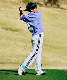 PW CIRCULUS 【手洗い可能】【MEN】アニマルドットニットモック ゴルフ