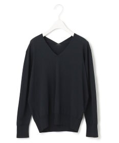 ICB 【WEB限定カラーあり・洗える】シンセティックハイゲージ Vネックプルオーバー