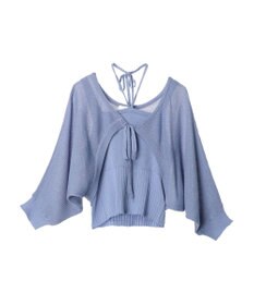 Green Parks ・swing by SET2点ニットボレロ&ニットキャミ