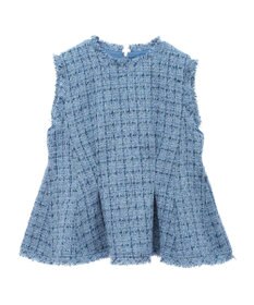 Green Parks ツイードペプラムベスト