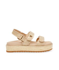 STEVE MADDEN BIGMONA ダブルベルトラフィアサンダル