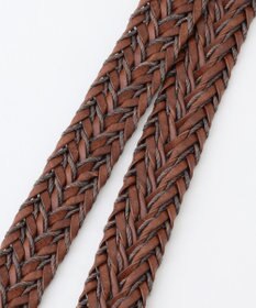 JOSEPH ABBOUD 【イタリア素材/日本製】ヴィンテージライクブレイドレザー ベルト