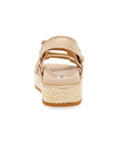 STEVE MADDEN BIGMONA ダブルベルトラフィアサンダル