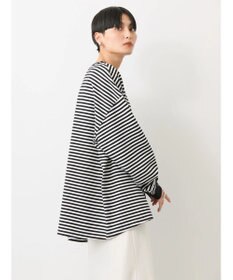 AMERICAN HOLIC 刺繍ロゴミニ裏毛ボートネックチュニック