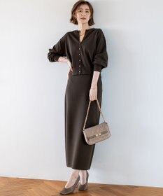 23区 L 【洗える/吊り干しOK】ヴィスコースストレッチ タイトスカート