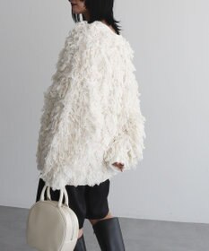 Green Parks フリンジニットカーディガン