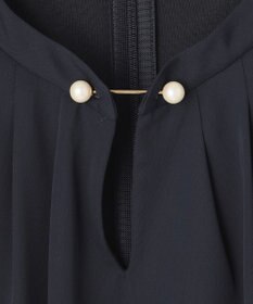 23区 S 【洗える】シルキーデシン パールモチーフ カットソー