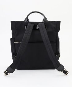 LA BAGAGERIE ツイルナイロン×エナメル リュックサック