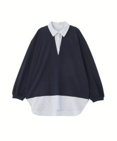 Green Parks 衿レイヤードッキングチュニック