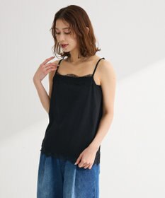 Green Parks ヒゲレーススクエアキャミソール