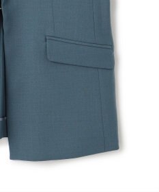 ICB 【UVケア・洗える】ウール2WAYストレッチ ノーカラージャケット