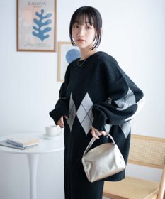 WEGO ルーズフィット総柄プルオーバー