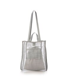 UNBILLION カシュカシュ cachecache / オーバープリントメッシュ2ハンドルトート