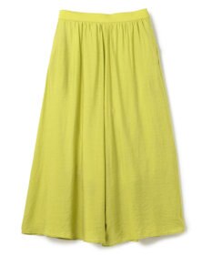 UNFILO ヴィンテージシアー ギャザーワイドパンツ