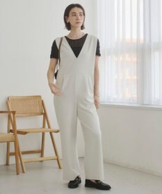 WEGO 【ANGIE VINTAGE】Vネックオールインワン