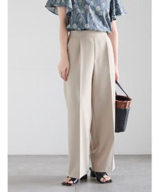 Te chichi 【雑誌掲載アイテム】ダブルクロスイージーワイドパンツ